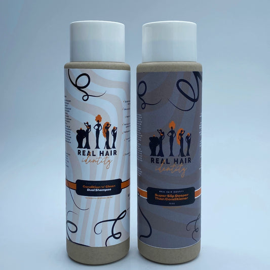 Condition n' Clean Dual Shampoo + Super Slip Deep Conditioner